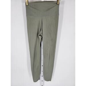 Nike Yoga Women's Dri-Fit Skinny Silver Mid Rise Elastic Waist Pant Size S